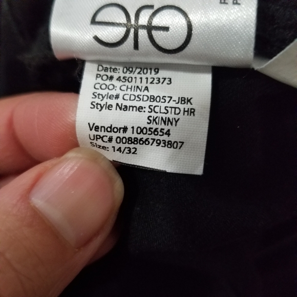 Social Standard Sanctuary Black Skinny Jeans Sz 14 - Picture 9 of 12